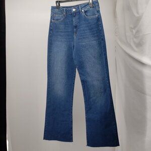 Mavi Victoria High Rise Wide Leg Post Consumer Recycled Cotton Denim Jeans 31/32
